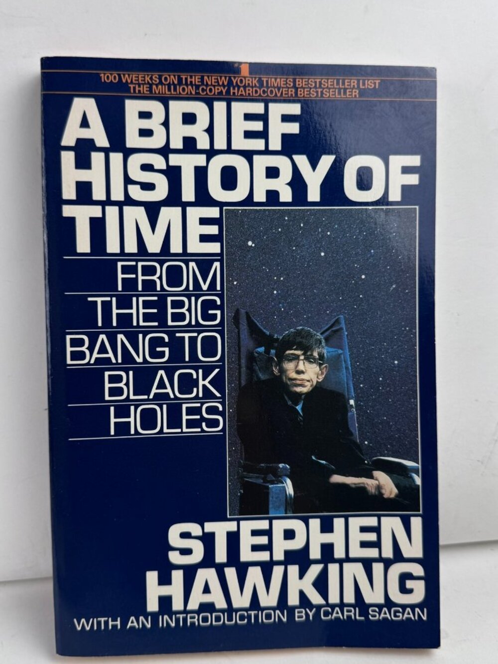 A Brief History of Time Stephen Hawking Paperback Book Big Bang Black Holes